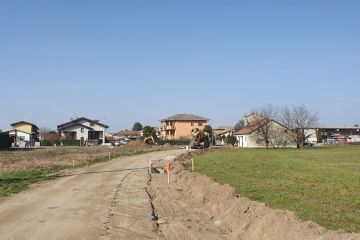 Lavori in corso sulla viabilità del nuovo centro di conferimento